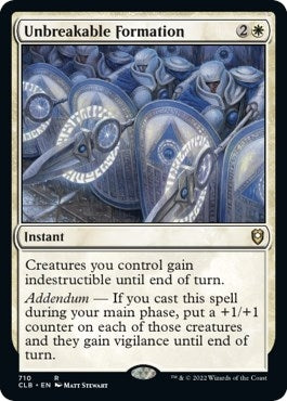 Image for Unbreakable Formation (710) [Commander Legends: Battle for Baldur's Gate] - Magic: The Gathering