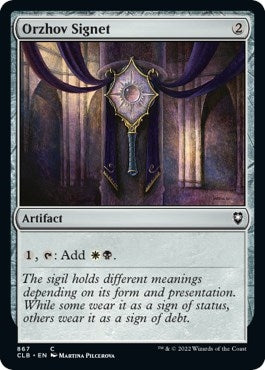 Image for Orzhov Signet (867) [Commander Legends: Battle for Baldur's Gate] - Magic: The Gathering