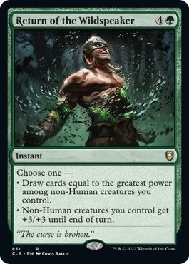 Image for Return of the Wildspeaker (831) [Commander Legends: Battle for Baldur's Gate] - Magic: The Gathering