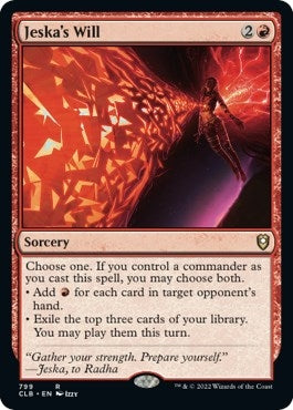 Image for Jeska's Will (799) [Commander Legends: Battle for Baldur's Gate] - Magic: The Gathering