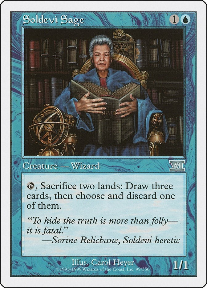 Image for Soldevi Sage (99) [Classic Sixth Edition] - Magic: The Gathering