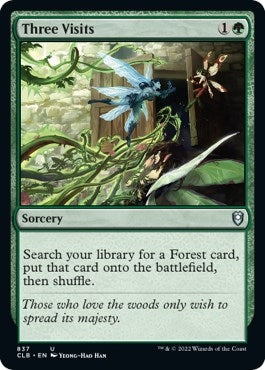 Image for Three Visits (837) [Commander Legends: Battle for Baldur's Gate] - Magic: The Gathering