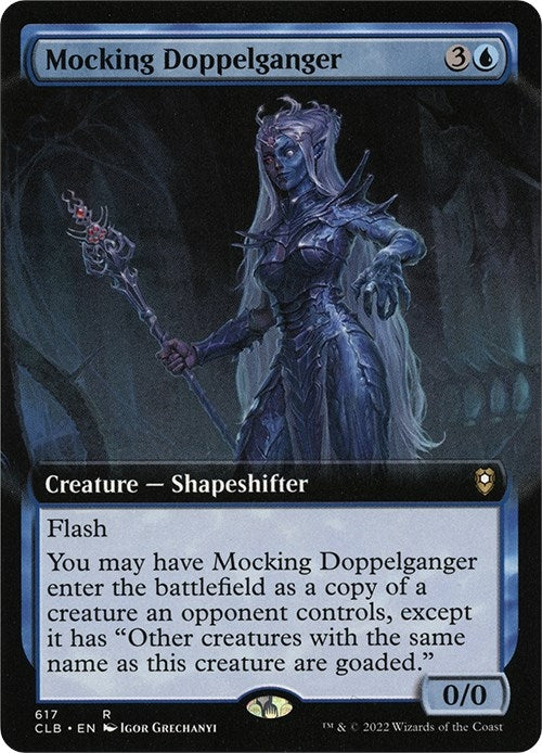 Image for Mocking Doppelganger (Extended Art) (617) [Commander Legends: Battle for Baldur's Gate] - Magic: The Gathering