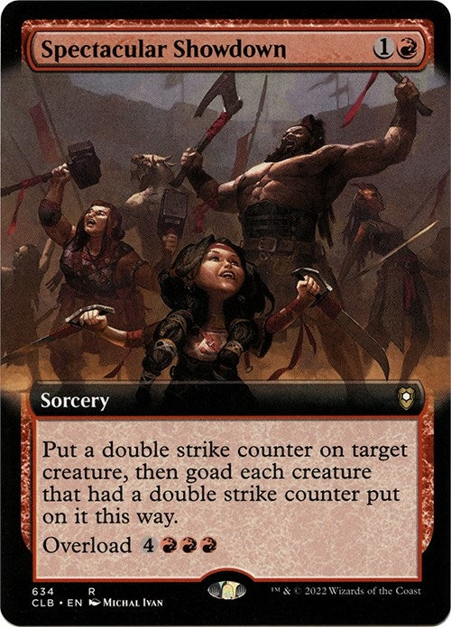 Image for Spectacular Showdown (Extended Art) (634) [Commander Legends: Battle for Baldur's Gate] - Magic: The Gathering