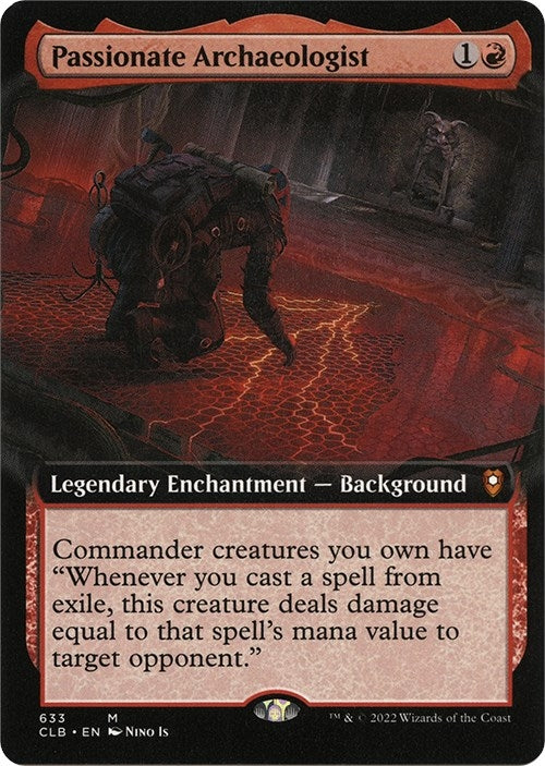 Image for Passionate Archaeologist (Extended Art) (633) [Commander Legends: Battle for Baldur's Gate] - Magic: The Gathering
