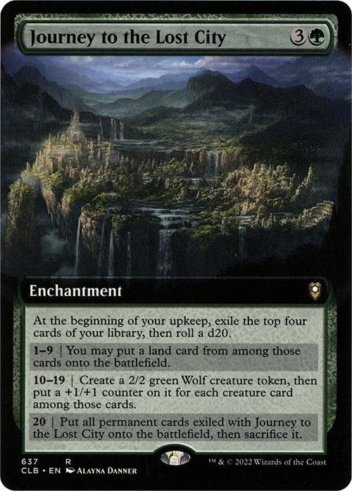 Image for Journey to the Lost City (Extended Art) (637) [Commander Legends: Battle for Baldur's Gate] - Magic: The Gathering
