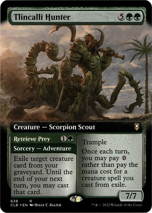 Image for Tlincalli Hunter (Extended Art) (638) [Commander Legends: Battle for Baldur's Gate] - Magic: The Gathering