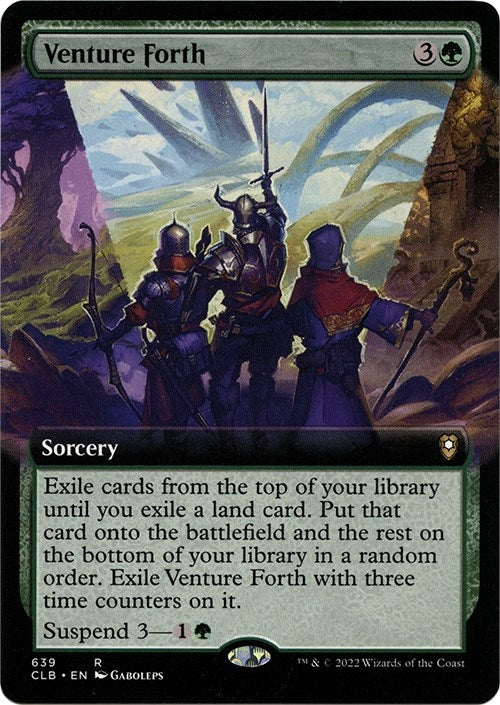 Image for Venture Forth (Extended Art) (639) [Commander Legends: Battle for Baldur's Gate] - Magic: The Gathering