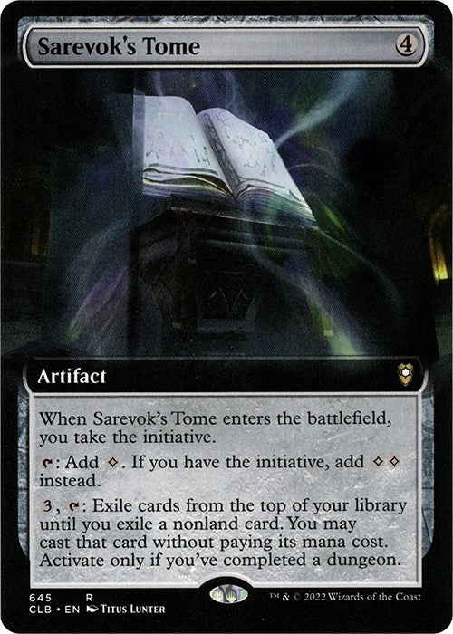 Image for Sarevok's Tome (Extended Art) (645) [Commander Legends: Battle for Baldur's Gate] - Magic: The Gathering