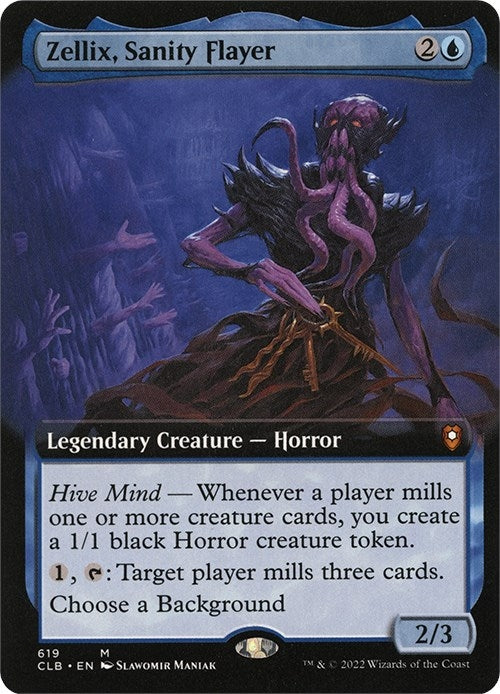 Image for Zellix, Sanity Flayer (Extended Art) (619) [Commander Legends: Battle for Baldur's Gate] - Magic: The Gathering
