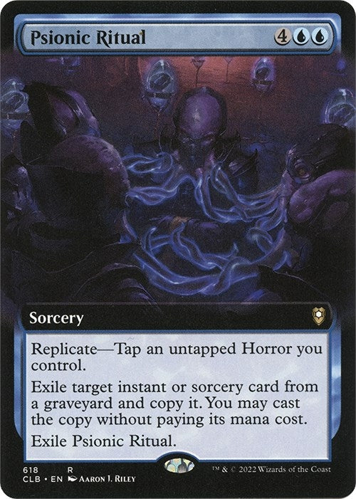 Image for Psionic Ritual (Extended Art) (618) [Commander Legends: Battle for Baldur's Gate] - Magic: The Gathering