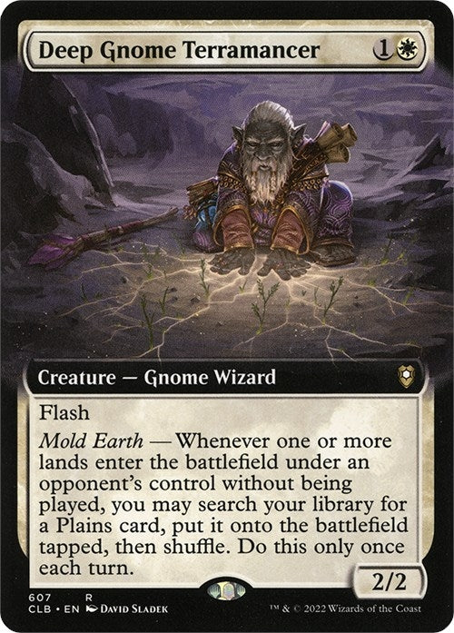 Image for Deep Gnome Terramancer (Extended Art) (607) [Commander Legends: Battle for Baldur's Gate] - Magic: The Gathering