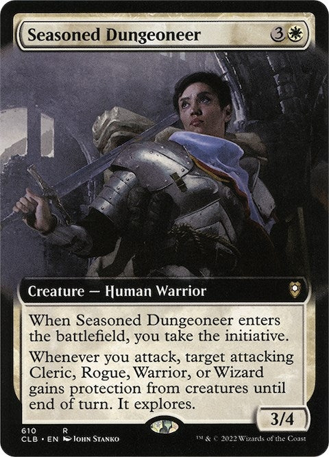 Image for Seasoned Dungeoneer (Extended Art) (610) [Commander Legends: Battle for Baldur's Gate] - Magic: The Gathering