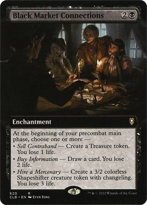 Image for Black Market Connections (Extended Art) (620) [Commander Legends: Battle for Baldur's Gate] - Magic: The Gathering