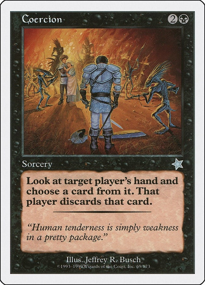 Image for Coercion (69) [Starter 1999] - Magic: The Gathering