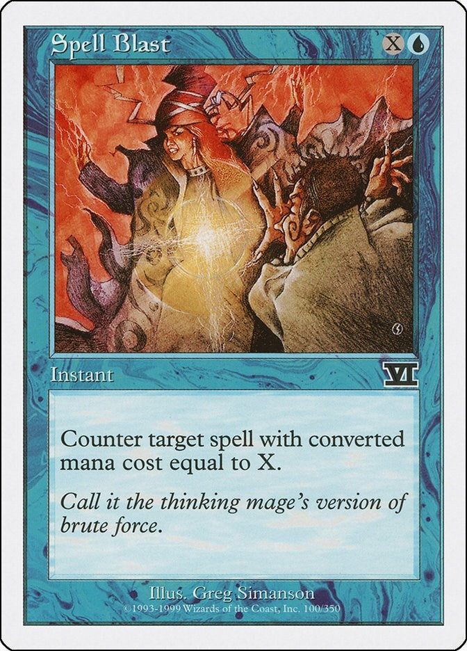 Image for Spell Blast (100) [Classic Sixth Edition] - Magic: The Gathering