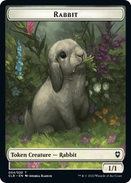 Image for Rabbit Token (4) [Commander Legends: Battle for Baldur's Gate] - Magic: The Gathering