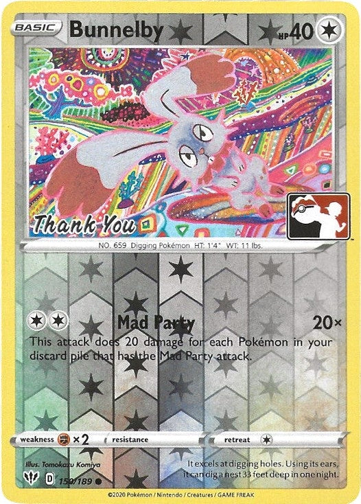 Image for Bunnelby - 150/189 (Thank You Promo) (150/189) [Miscellaneous Cards & Products] - Pokemon