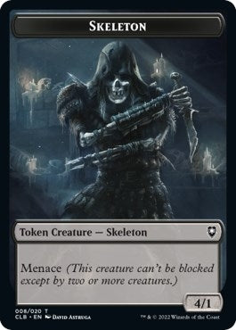 Image for Skeleton Token (8) [Commander Legends: Battle for Baldur's Gate] - Magic: The Gathering