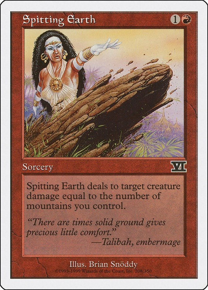 Image for Spitting Earth (207) [Classic Sixth Edition] - Magic: The Gathering