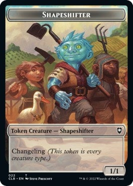 Image for Shapeshifter (022) // Clue Double-Sided Token (22 // 47) [Commander Legends: Battle for Baldur's Gate] - Magic: The Gathering