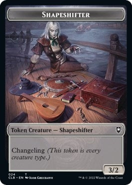 Image for Shapeshifter (024) // Shapeshifter (028) Double-Sided Token (24 // 28) [Commander Legends: Battle for Baldur's Gate] - Magic: The Gathering