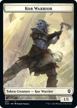 Image for Kor Warrior // Treasure Double-Sided Token (27 // 17) [Commander Legends: Battle for Baldur's Gate] - Magic: The Gathering