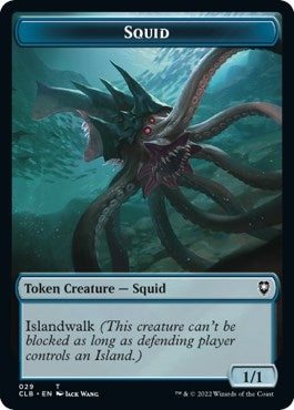 Image for Squid // Copy Double-Sided Token (29 // 19) [Commander Legends: Battle for Baldur's Gate] - Magic: The Gathering