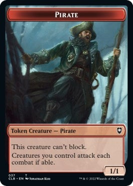 Image for Pirate // Goblin Double-Sided Token (37 // 34) [Commander Legends: Battle for Baldur's Gate] - Magic: The Gathering
