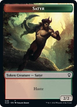 Image for Satyr // Beast Double-Sided Token (46 // 38) [Commander Legends: Battle for Baldur's Gate] - Magic: The Gathering
