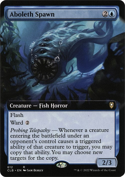 Image for Aboleth Spawn (Extended Art) (612) [Commander Legends: Battle for Baldur's Gate] - Magic: The Gathering