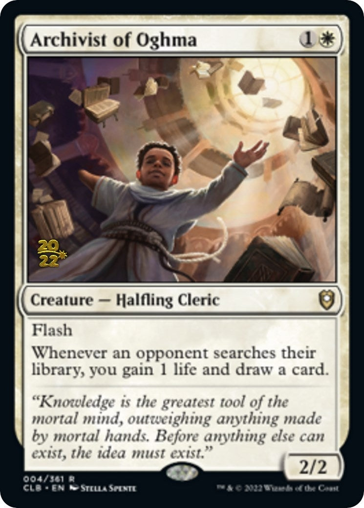 Image for Archivist of Oghma (4) [Prerelease Cards] - Magic: The Gathering
