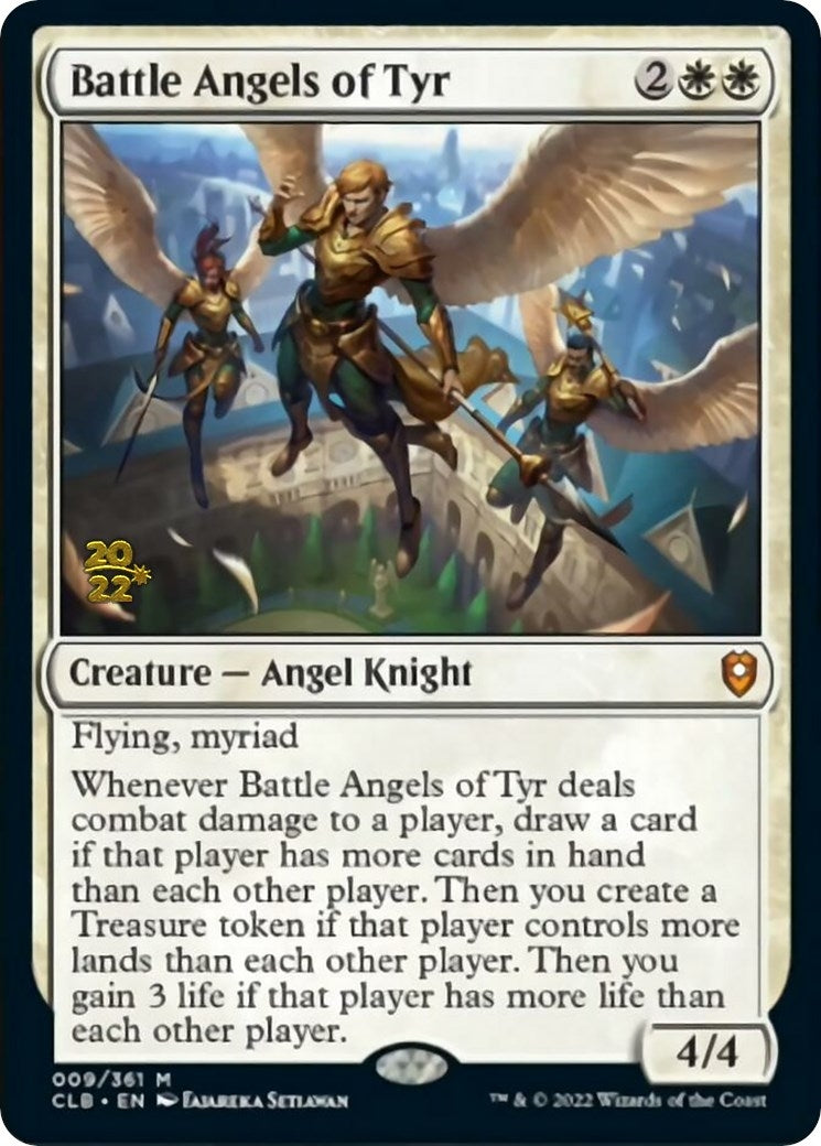 Image for Battle Angels of Tyr (9) [Prerelease Cards] - Magic: The Gathering