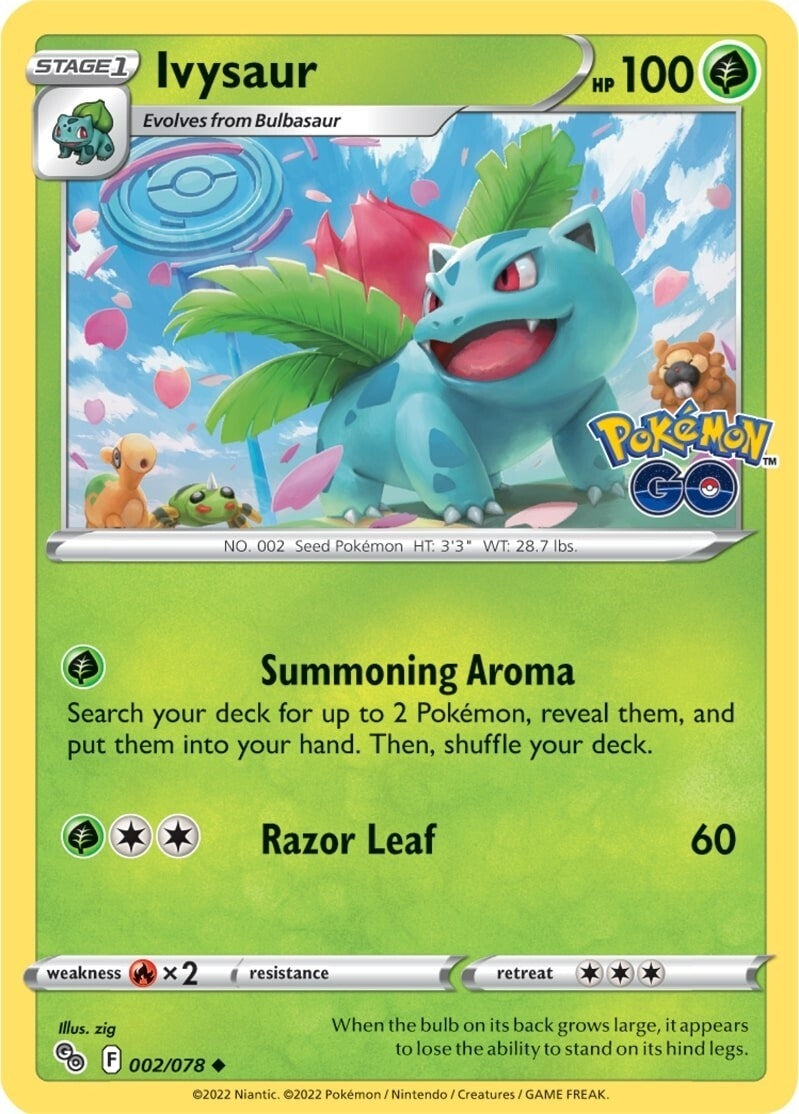 Image for Ivysaur (002/078) [Pokemon GO] - Pokemon