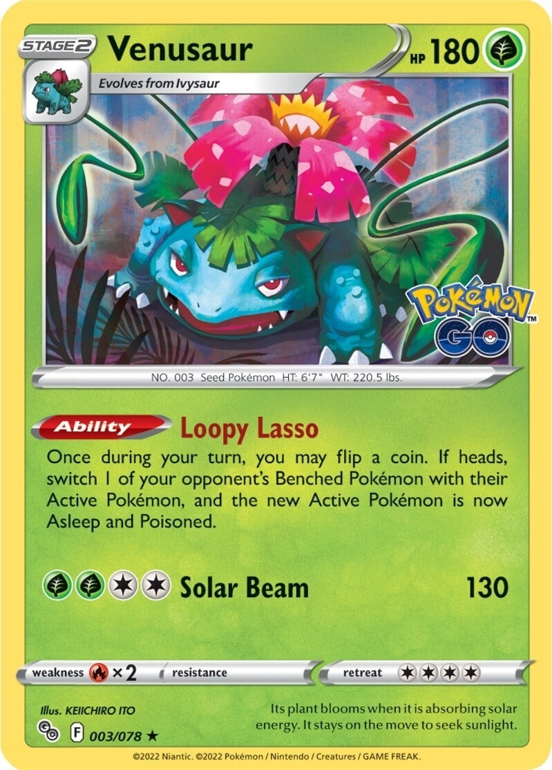 Image for Venusaur (003/078) [Pokemon GO] - Pokemon