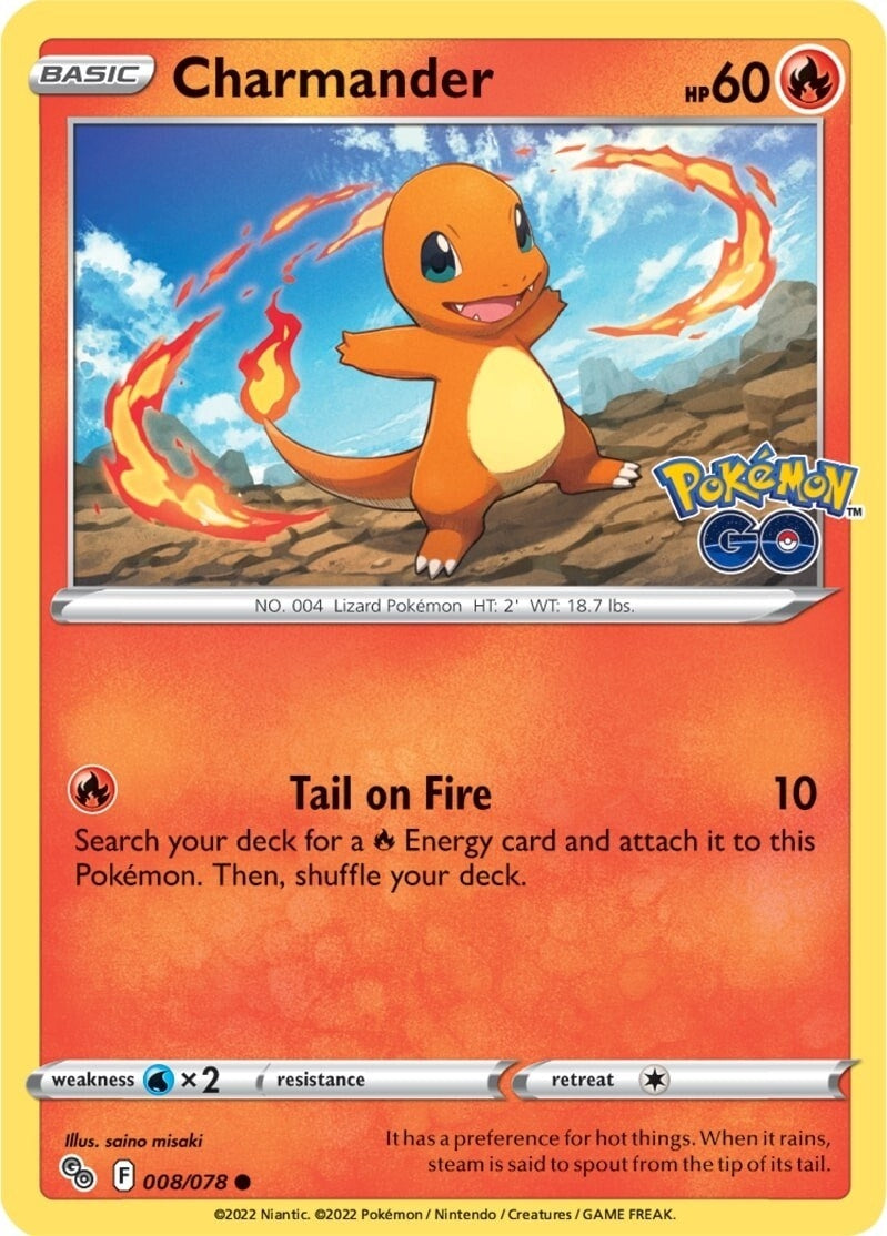 Image for Charmander (008/078) [Pokemon GO] - Pokemon