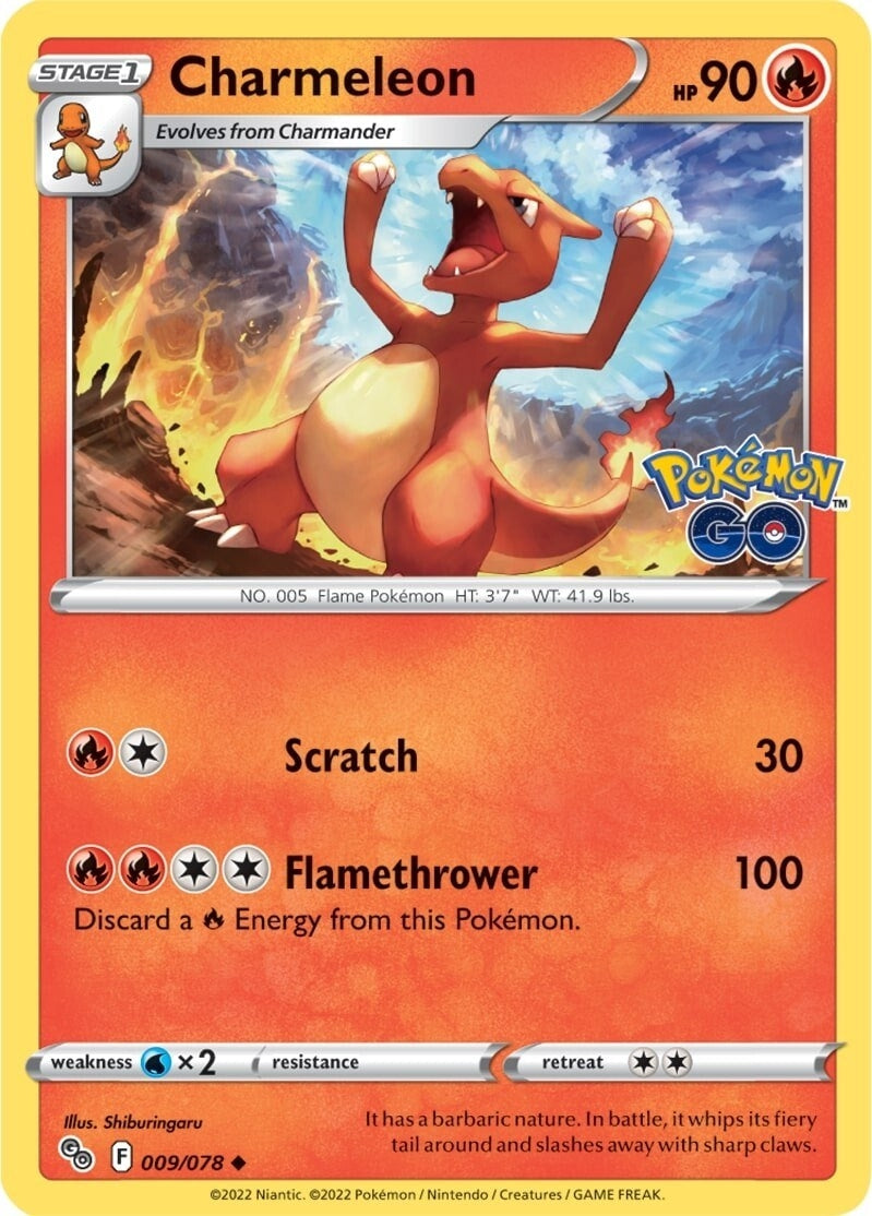 Image for Charmeleon (009/078) [Pokemon GO] - Pokemon