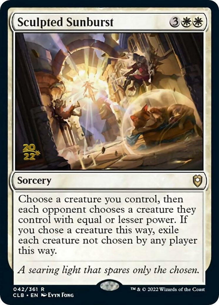 Image for Sculpted Sunburst (42) [Prerelease Cards] - Magic: The Gathering