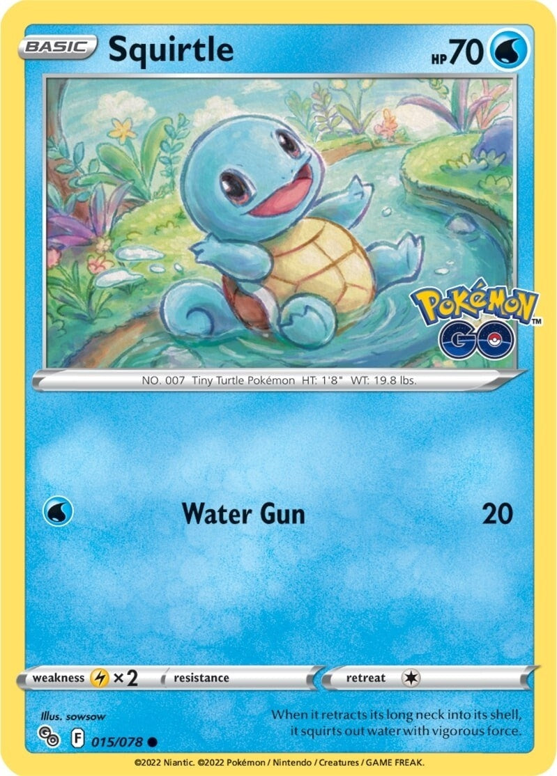 Image for Squirtle (015/078) [Pokemon GO] - Pokemon
