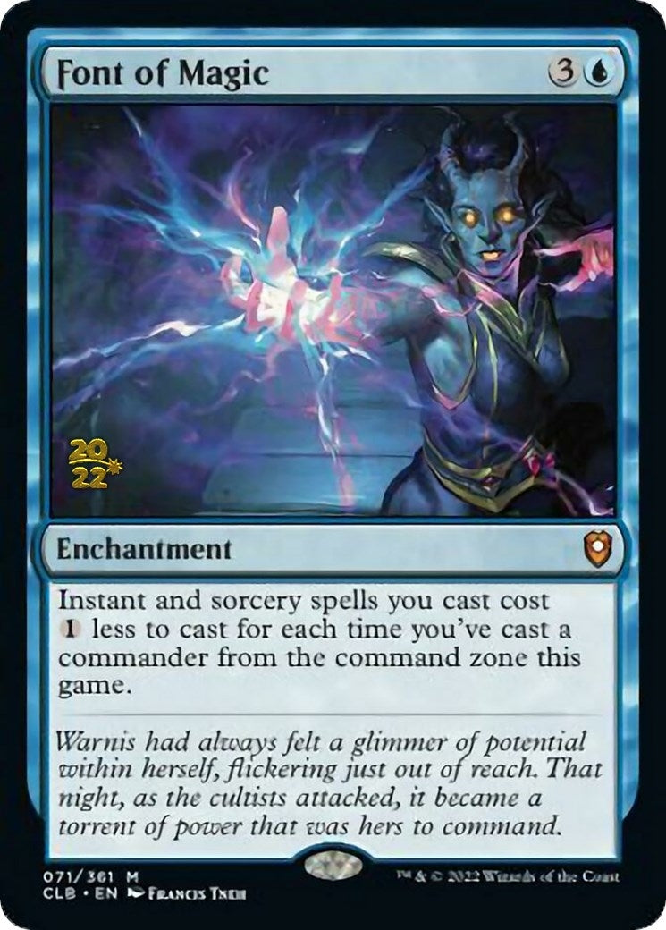 Image for Font of Magic (71) [Prerelease Cards] - Magic: The Gathering