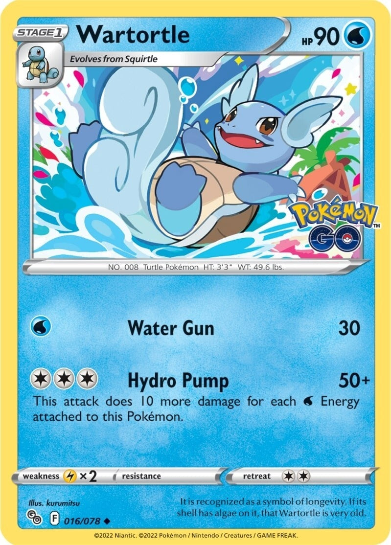 Image for Wartortle (016/078) [Pokemon GO] - Pokemon