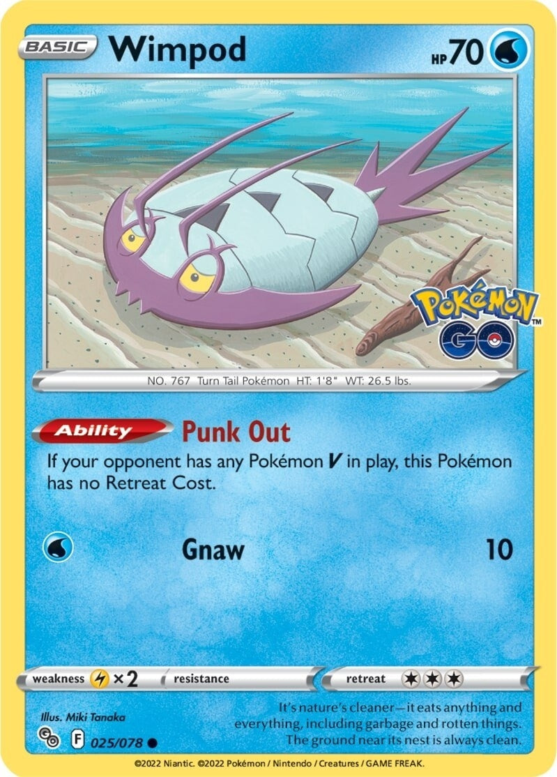 Image for Wimpod (025/078) [Pokemon GO] - Pokemon