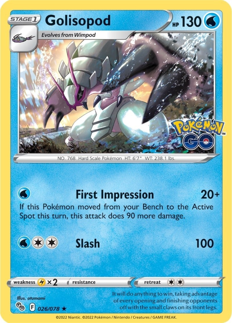 Image for Golisopod (026/078) [Pokemon GO] - Pokemon