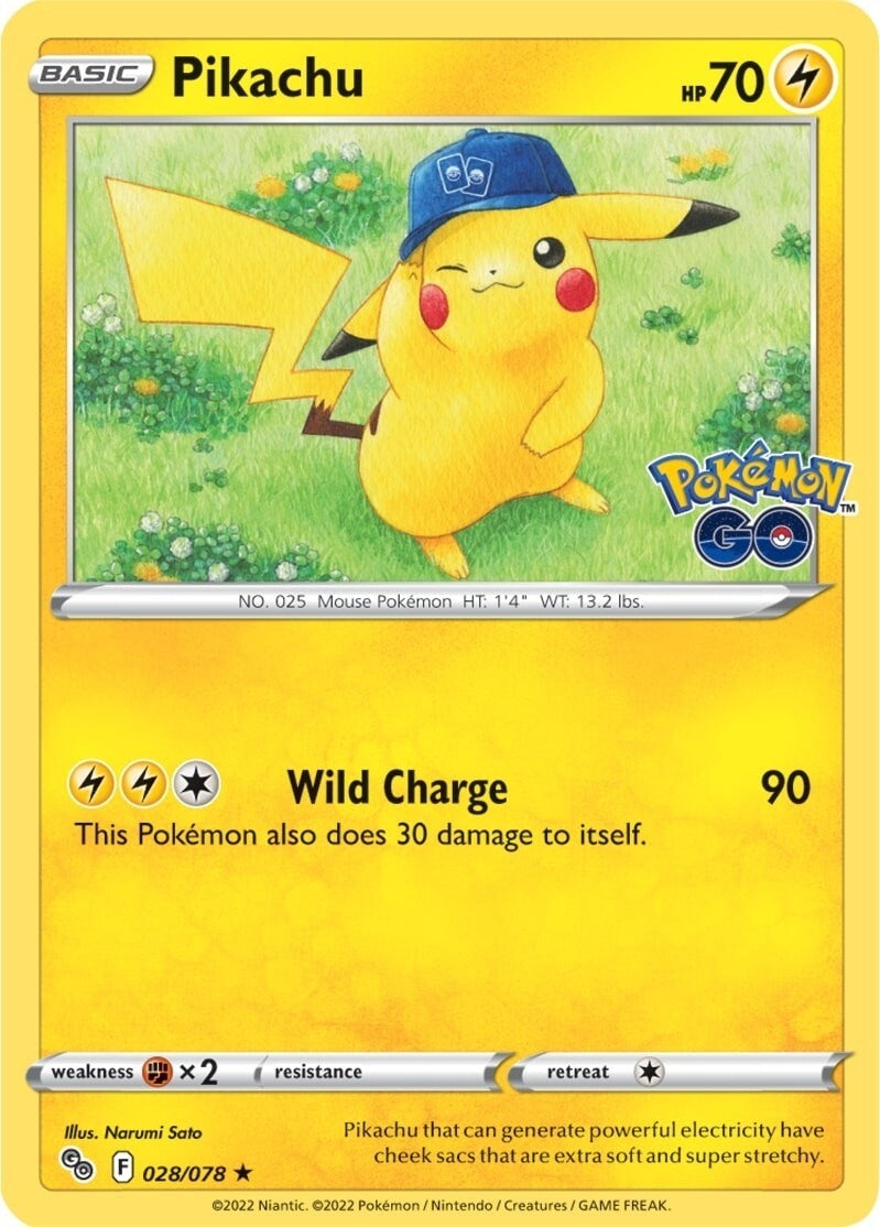 Image for Pikachu (28) (028/078) [Pokemon GO] - Pokemon