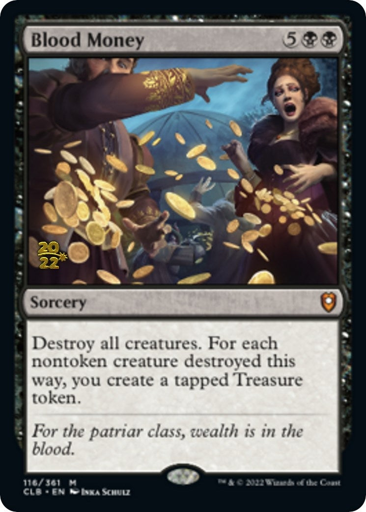 Image for Blood Money (116) [Prerelease Cards] - Magic: The Gathering
