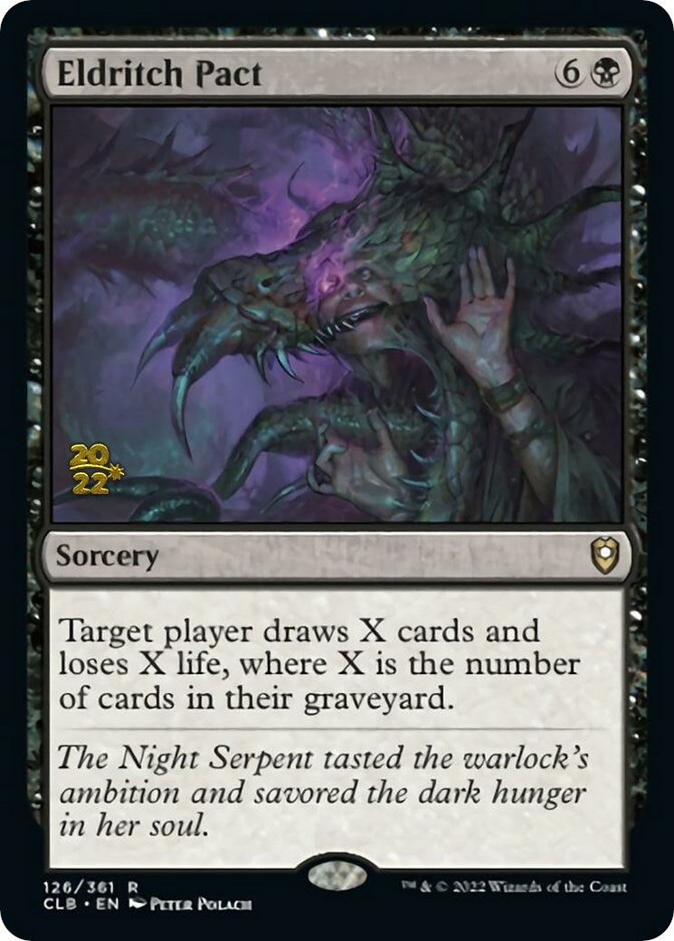Image for Eldritch Pact (126) [Prerelease Cards] - Magic: The Gathering