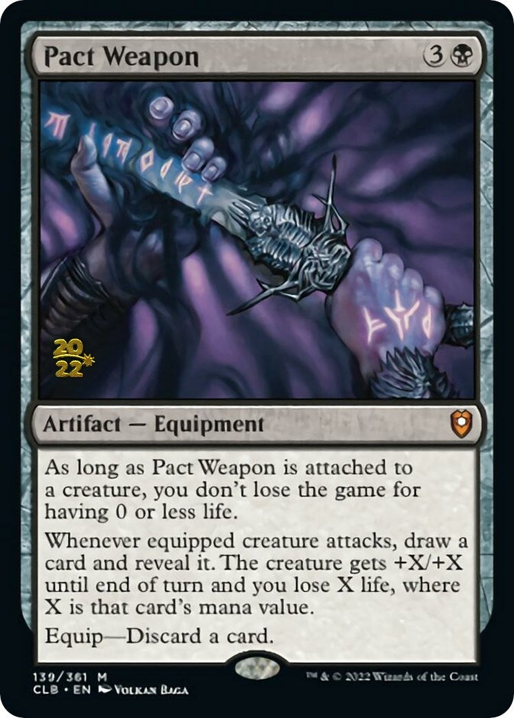 Image for Pact Weapon (139) [Prerelease Cards] - Magic: The Gathering