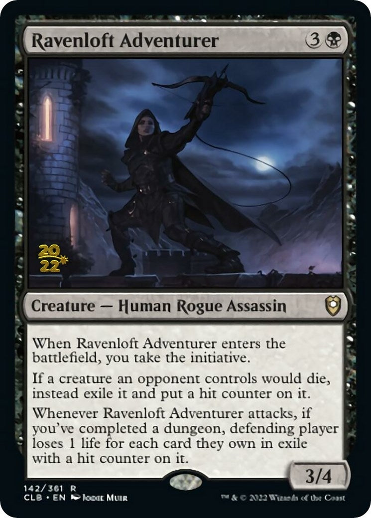 Image for Ravenloft Adventurer (142) [Prerelease Cards] - Magic: The Gathering
