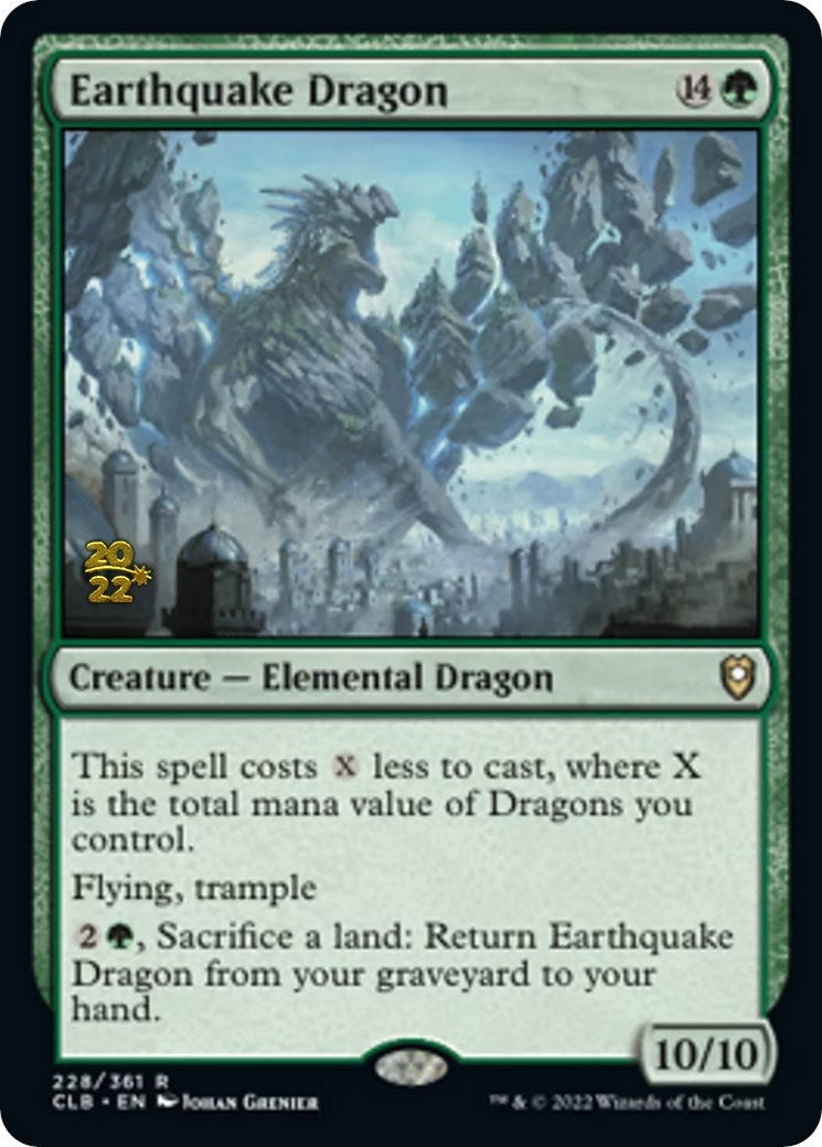 Image for Earthquake Dragon (228) [Prerelease Cards] - Magic: The Gathering