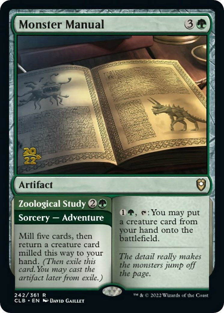 Image for Monster Manual (242) [Prerelease Cards] - Magic: The Gathering